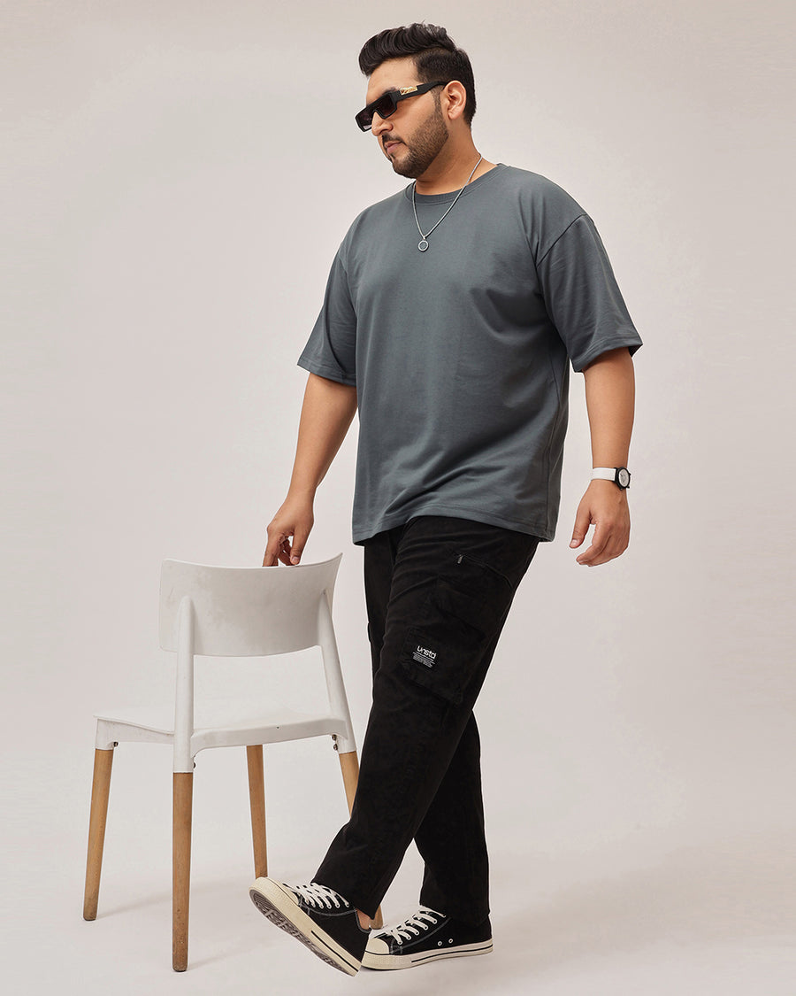 Heavy Weight Plus Size Drop Shoulder T-shirt