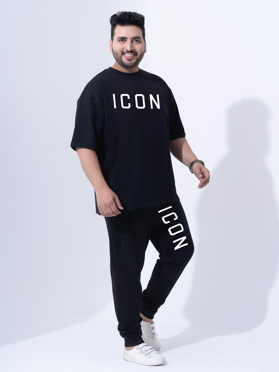 Icon Black Co-ord Set (Jogger)
