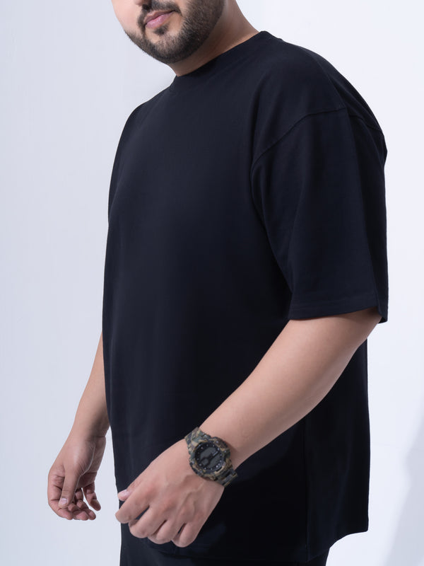 Relaxed Fit Jogger Co-ord Set in Black