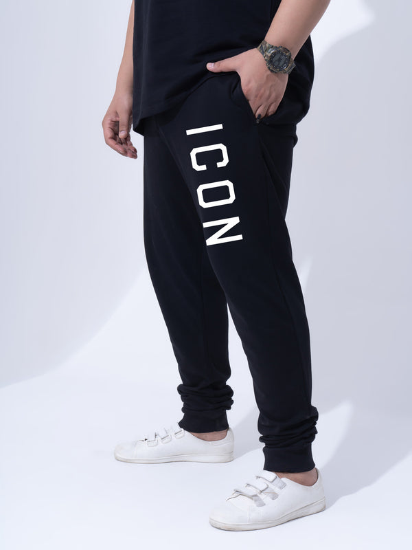 Icon Black Co-ord Set (Jogger) in Black