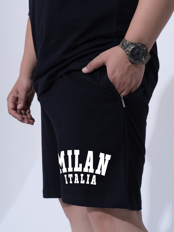 Milan Co-ord Set (shorts) in Black