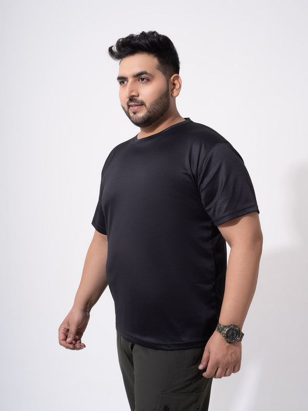 High Performance Gym T-shirt in Jet Black