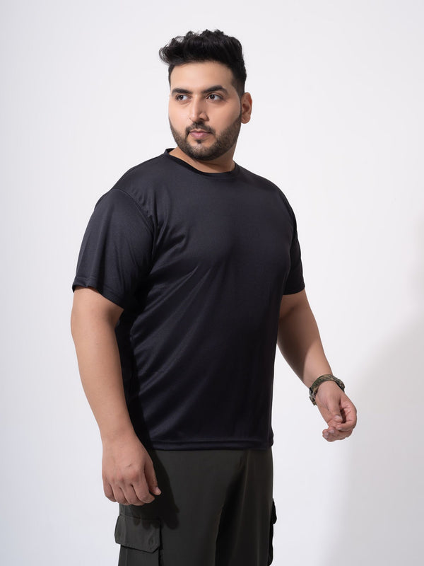 High Performance Gym T-shirt in Jet Black