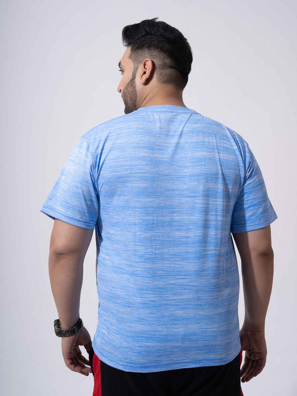 Rapid-Dry High Stretch Gym T-shirt in French Blue