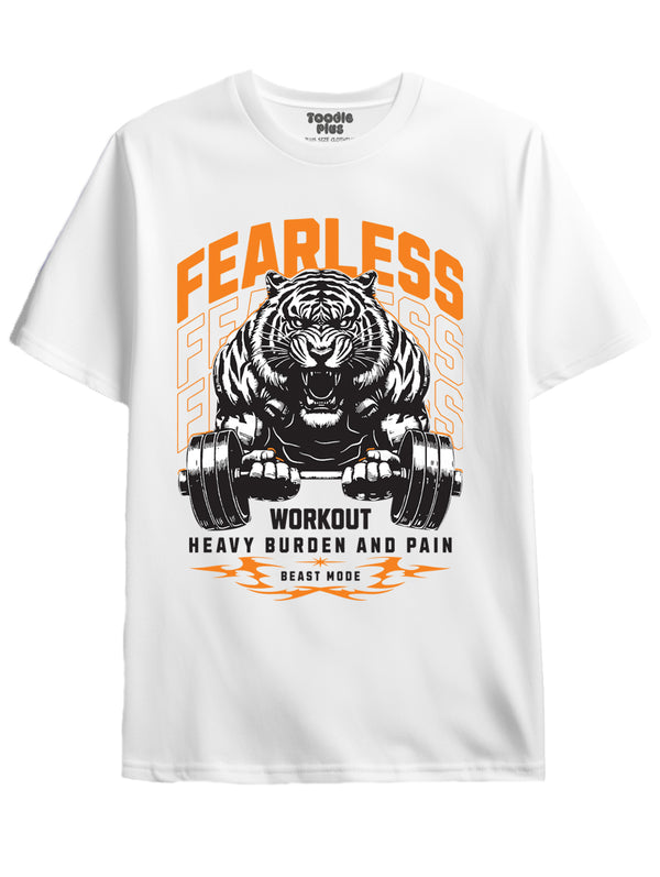 Workout Tiger T-Shirt in White