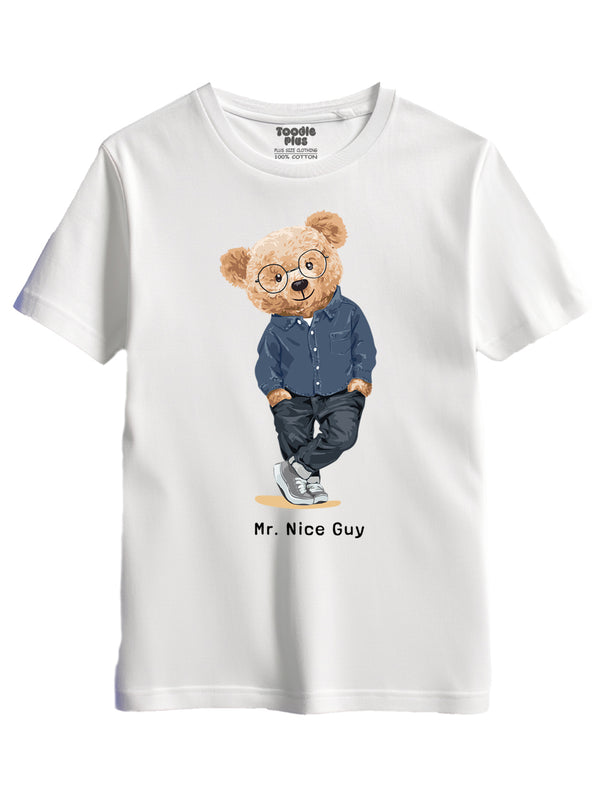 Nice Bear T-Shirt in White