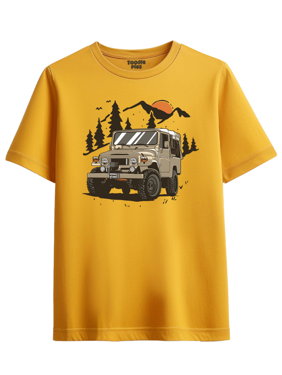 Mountain Jeep Plus Size T-Shirt