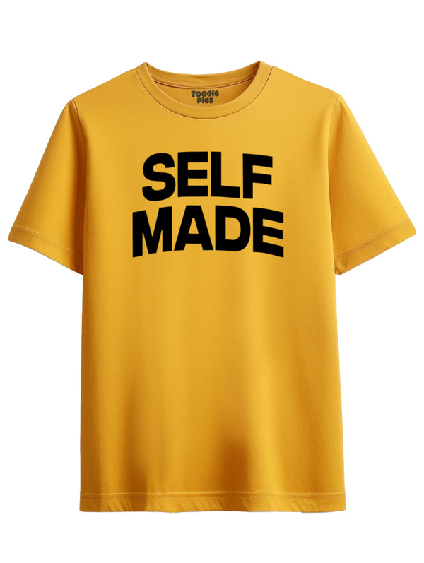 Self Made T-Shirt in Mustard Yellow