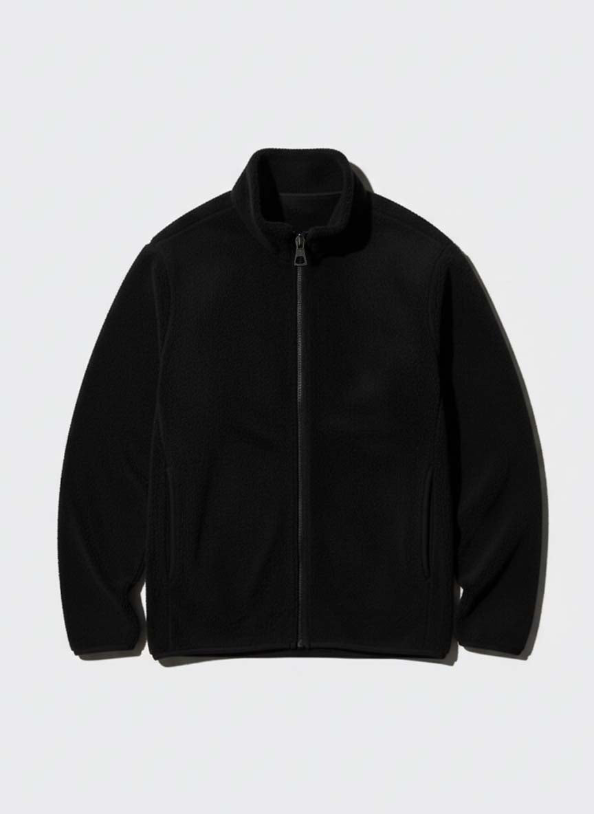 Fleece Heavy Weight Plus size Zipper Jacket