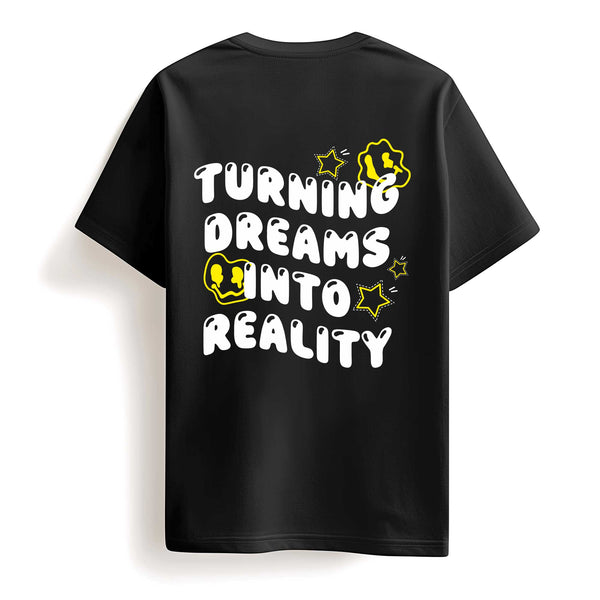 Turning Dreams Into Reality T-shirt in Maroon