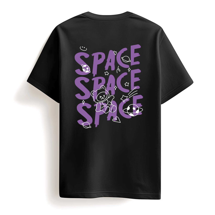 Purple Space Plus Size T-shirt
