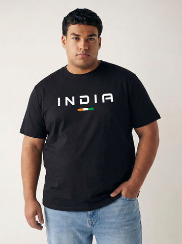 India Plus Size Men T-shirt