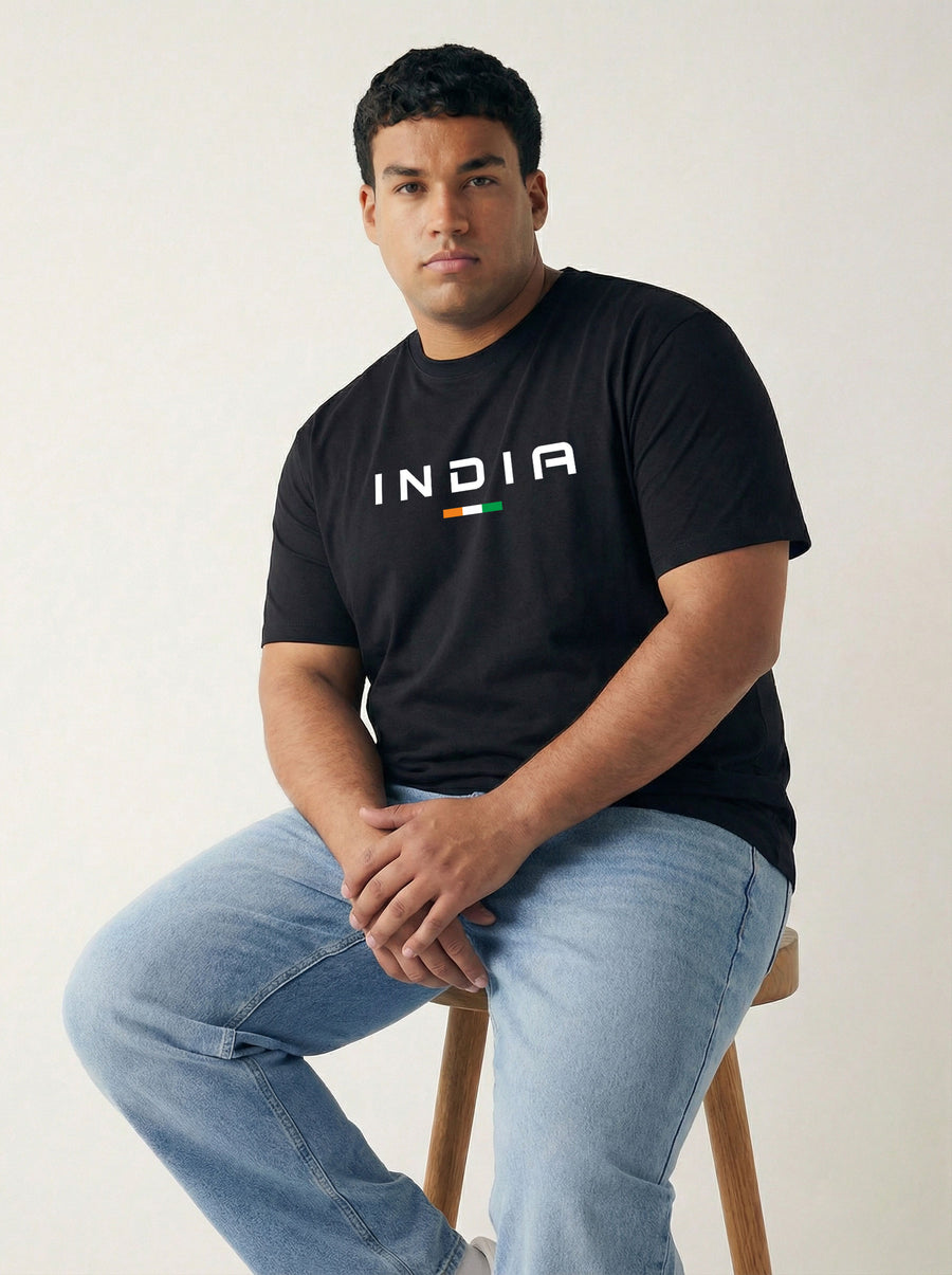 India Plus Size Men T-shirt