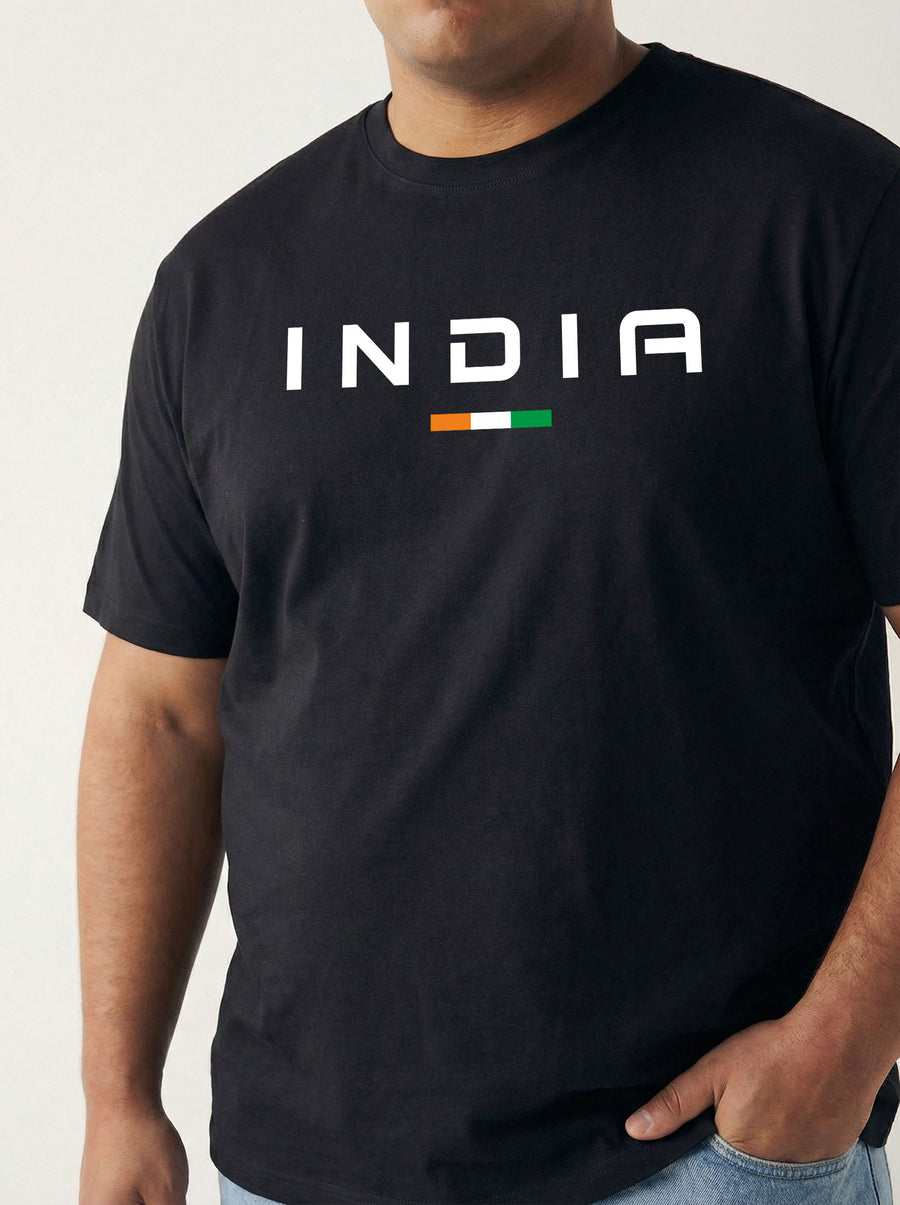 India Plus Size Men T-shirt