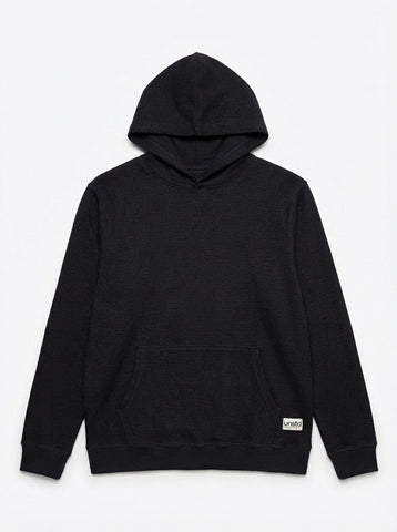 Premium Knitted Textured Hoodie