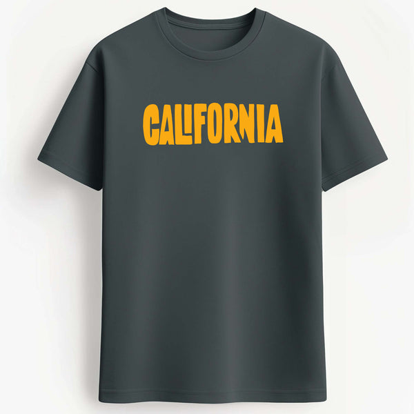 California 2025 T-shirt in Steel Grey