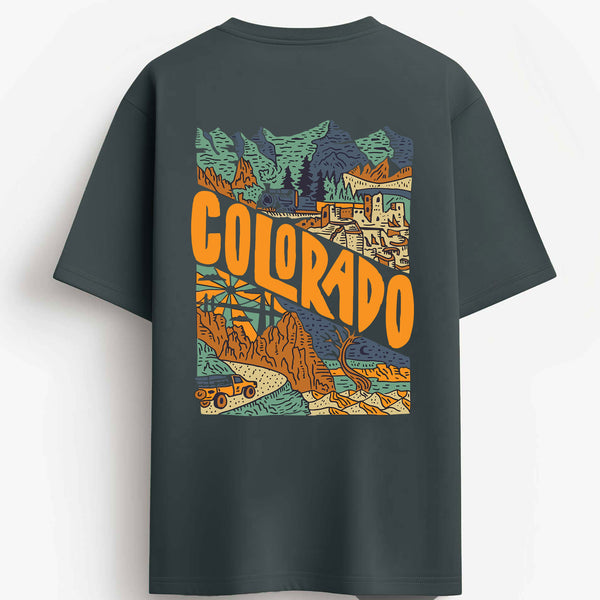 Colorado T-shirt in Steel Grey