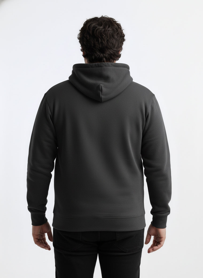 Solid Plus Size Hoodie