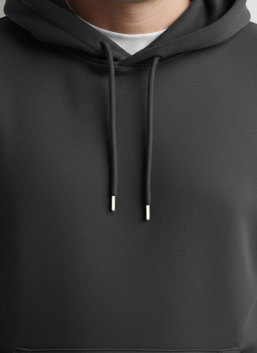 Solid Plus Size Hoodie