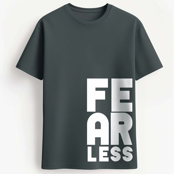 Fearless T-Shirt in Steel Grey