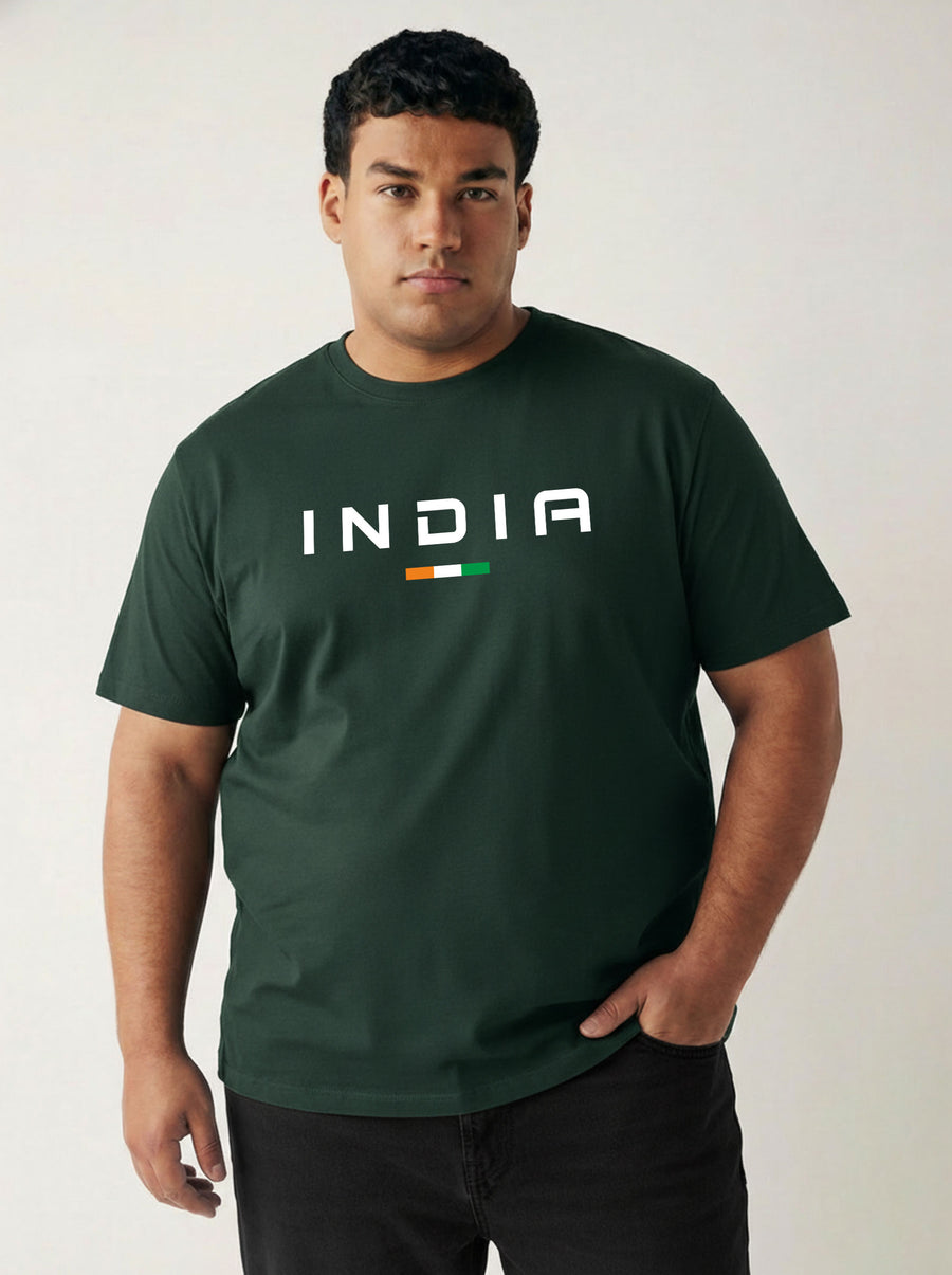 India Plus Size Men T-shirt