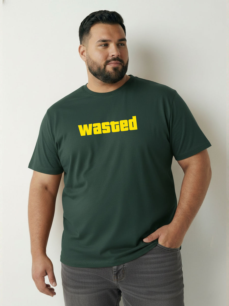 Wasted Plus Size Men T-shirt