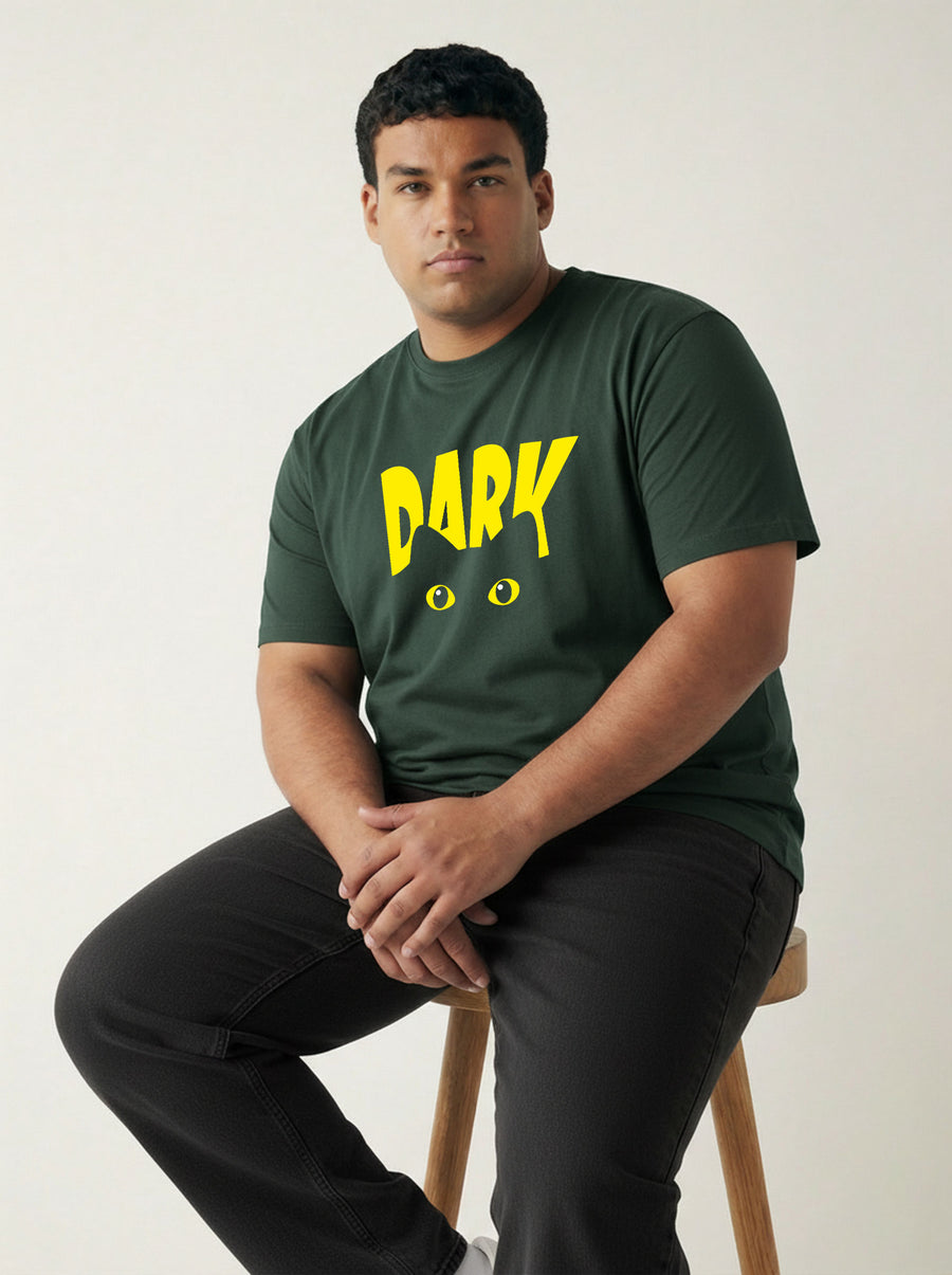 Dark Plus Size Men T-shirt