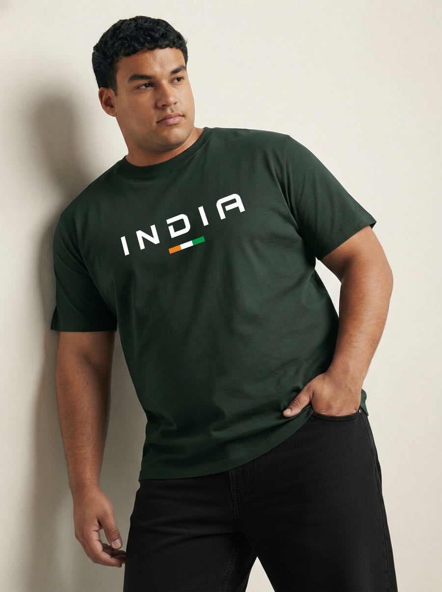 India Plus Size Men T-shirt