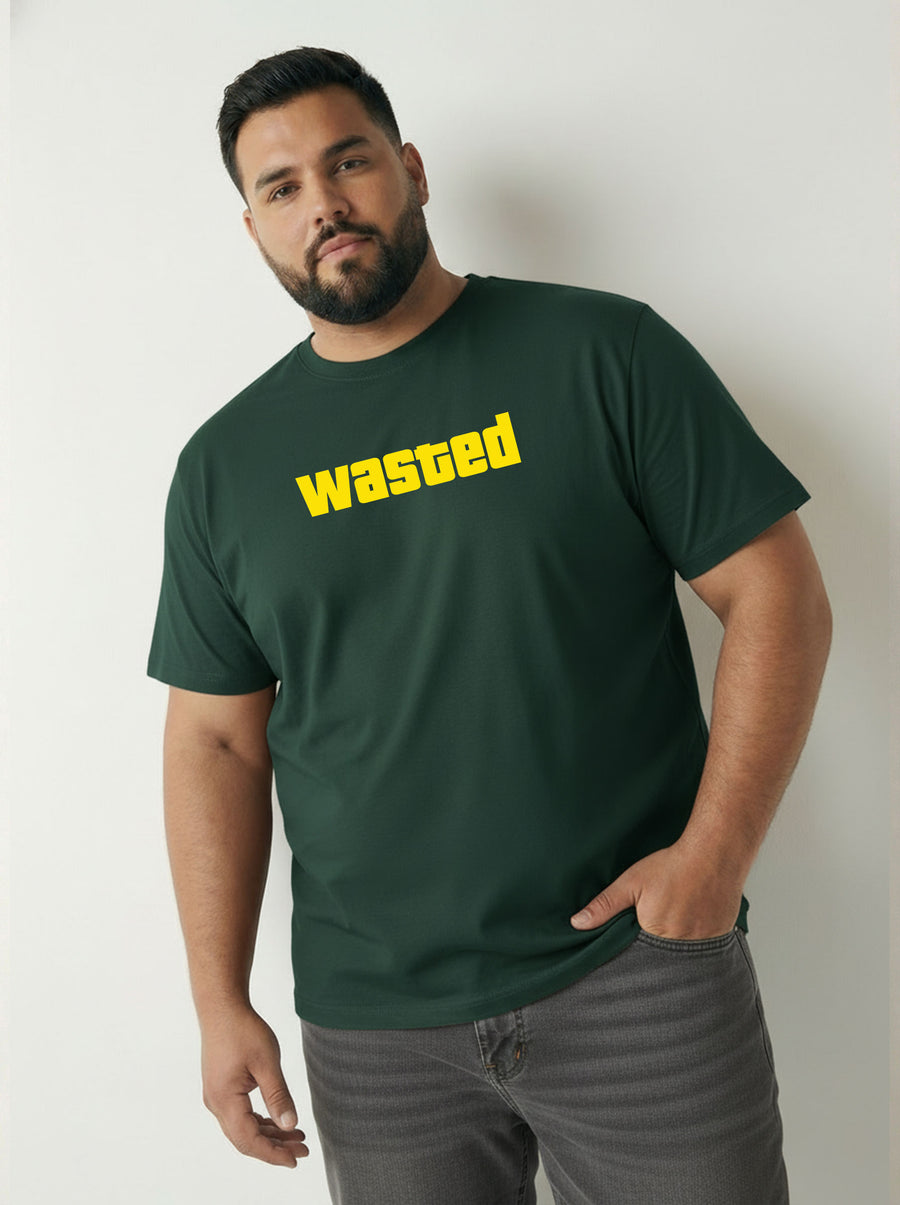 Wasted Plus Size Men T-shirt