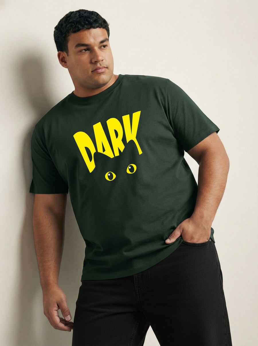 Dark Plus Size Men T-shirt