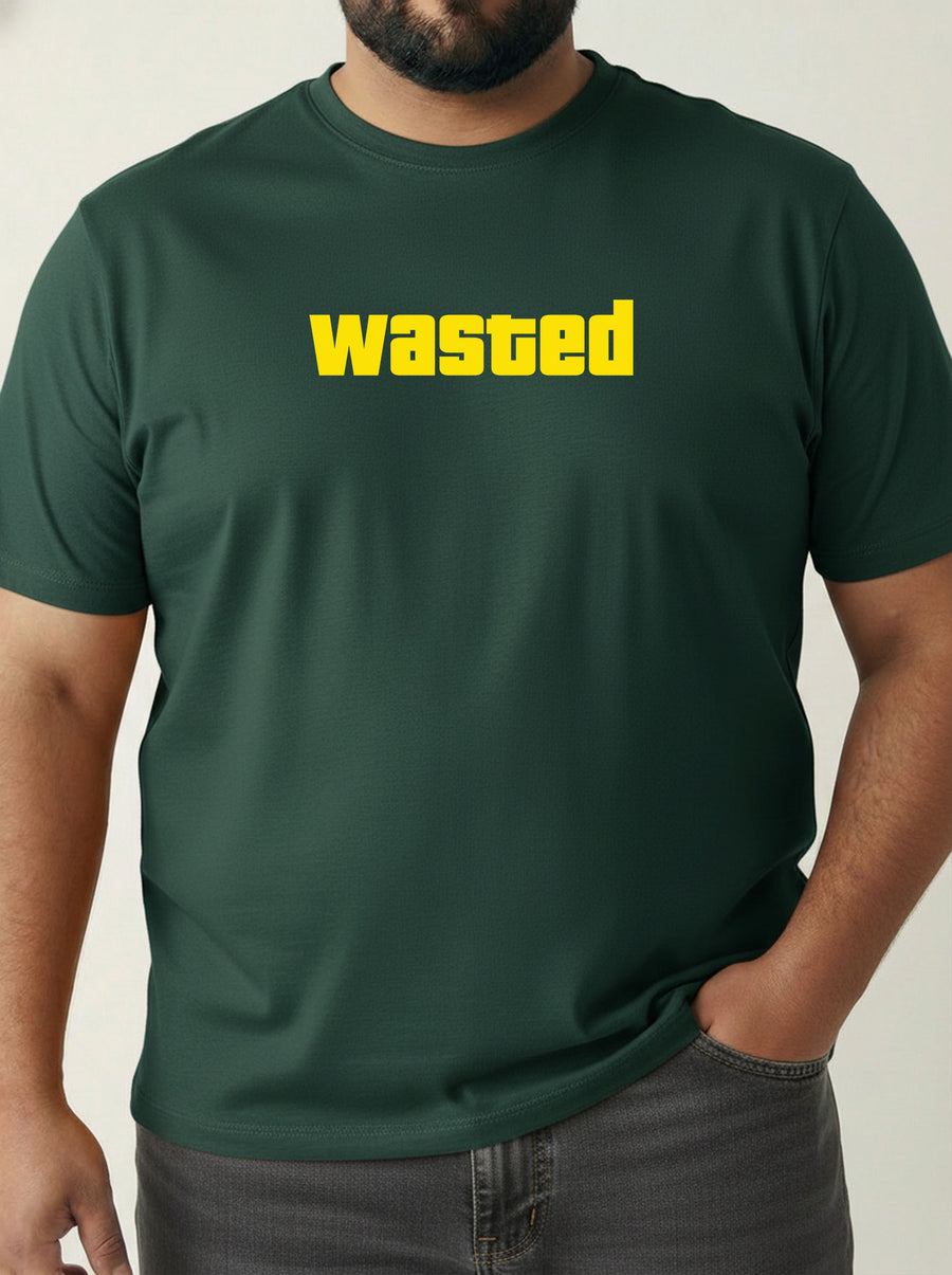 Wasted Plus Size Men T-shirt