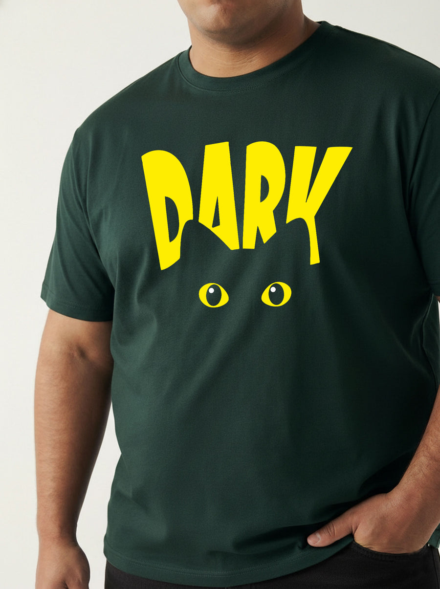 Dark Plus Size Men T-shirt