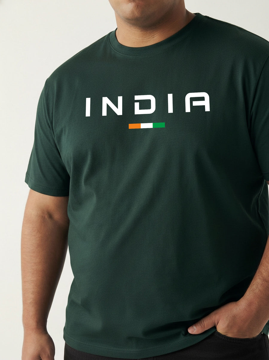 India Plus Size Men T-shirt