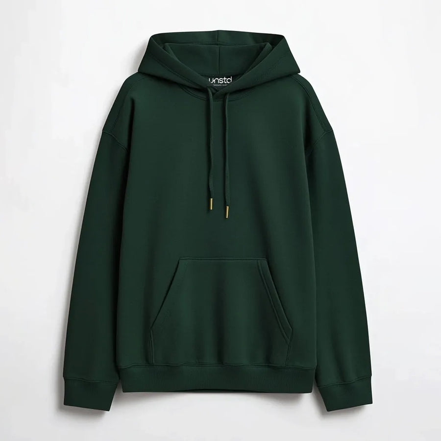 Solid Plus Size Hoodie