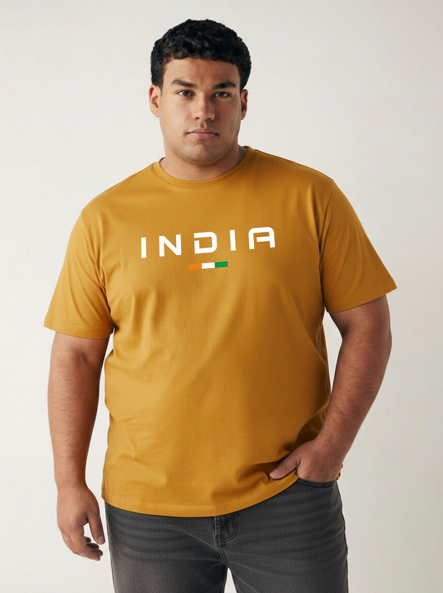 India Plus Size Men T-shirt