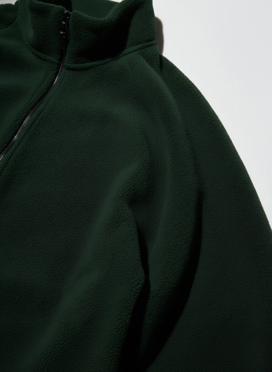 Fleece Heavy Weight Plus size Zipper Jacket