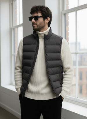 Half Sleeve Puffer Jacket