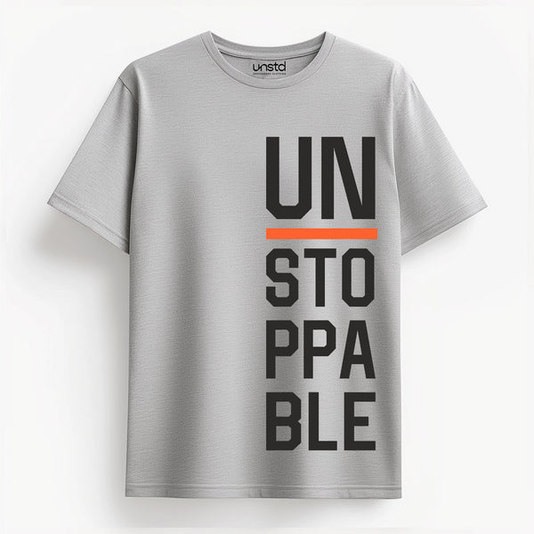 Unstoppable T-shirt in Grey Melange