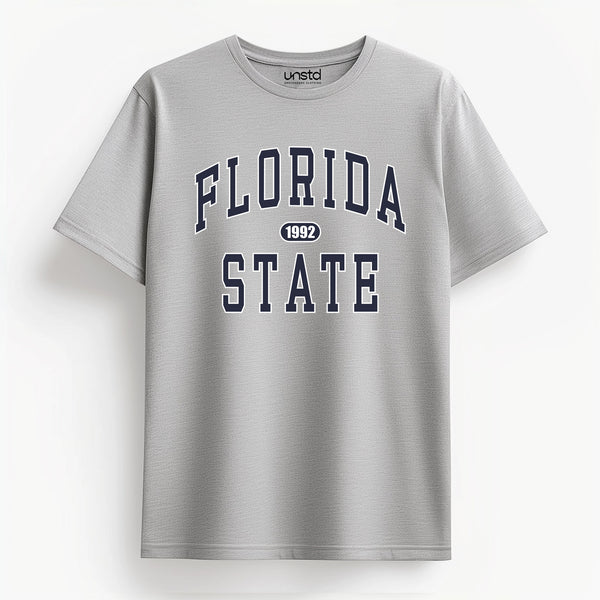 Florida State T-Shirt in Grey Melange