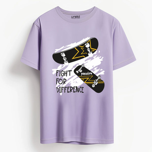 Fight for Difference T-Shirt in Lavender