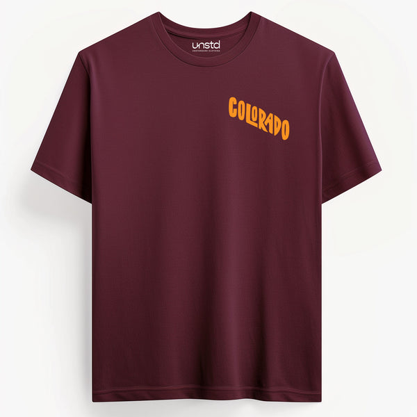 Colorado T-shirt in Maroon