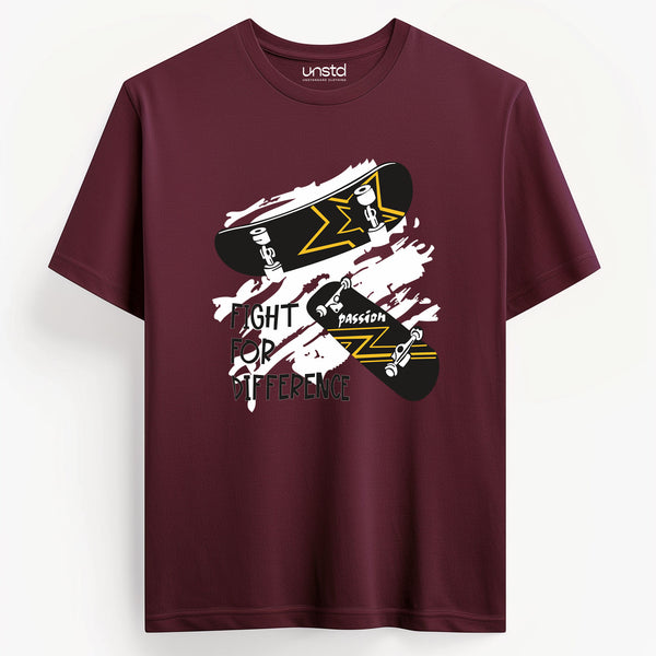 Fight for Difference T-Shirt in Grey Melange