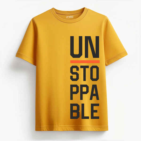 Unstoppable T-shirt in Mustard Yellow