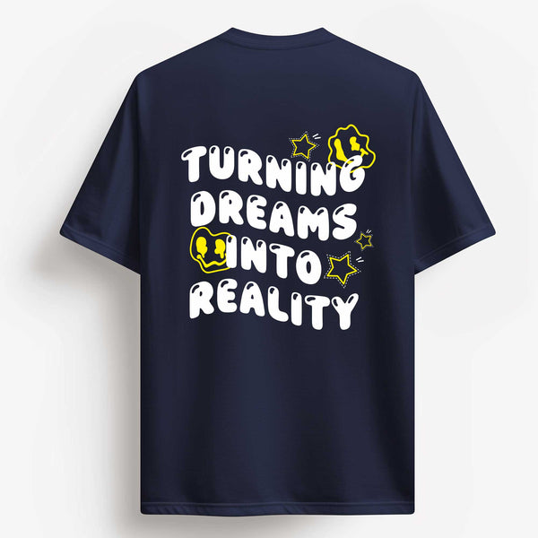 Turning Dreams Into Reality T-shirt in Royal Blue