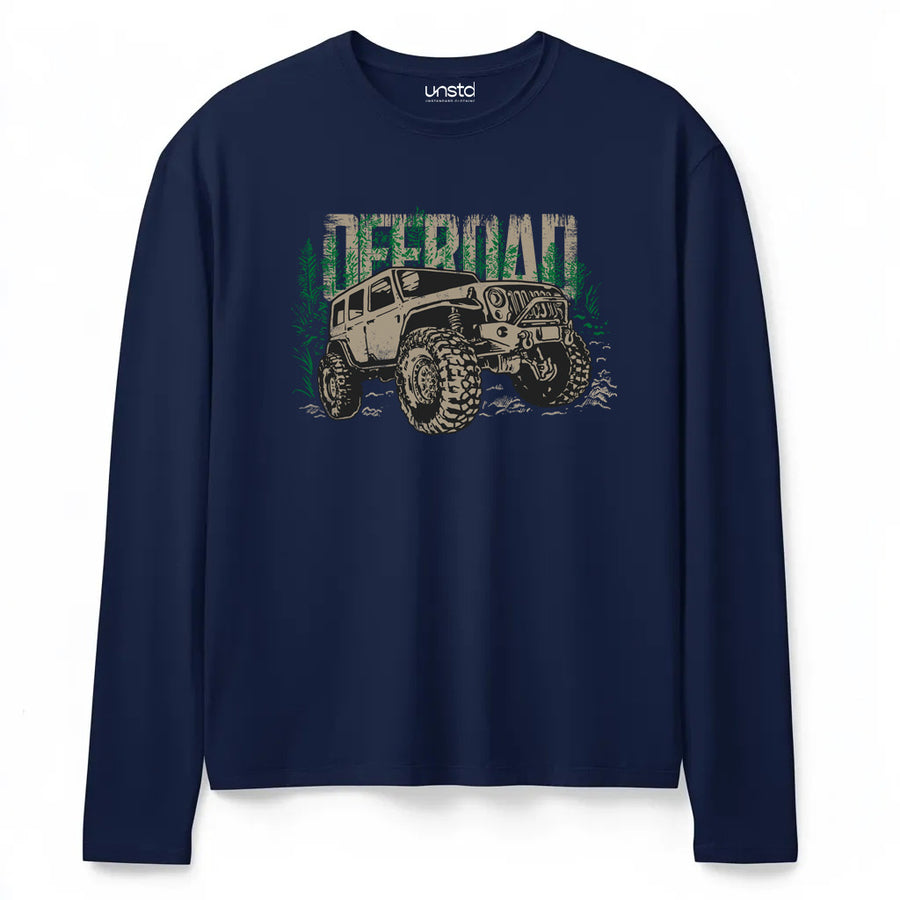 Offroad Travel  Plus Size Full Sleeve T-shirt