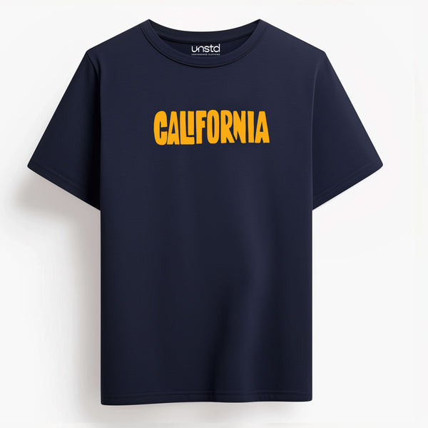 California 2025 T-shirt in Navy Blue