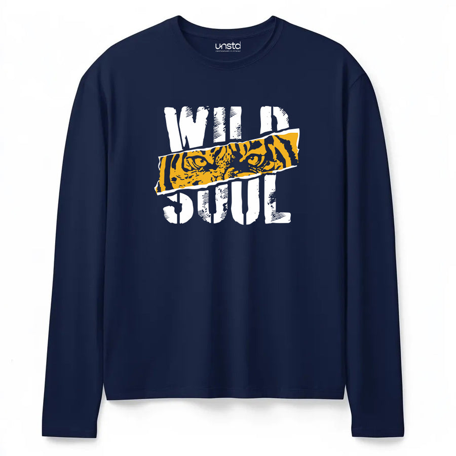 Wild Tiger Plus Size Full Sleeve T-shirt