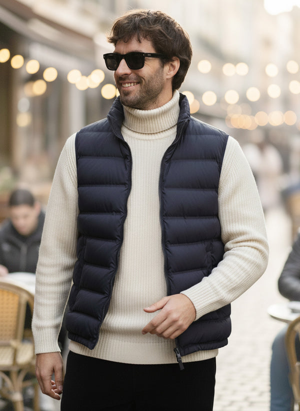 Half Sleeves Puffer Jacket