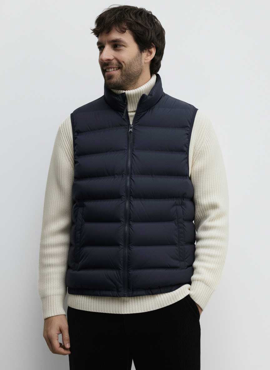 Half Sleeves Puffer Jacket