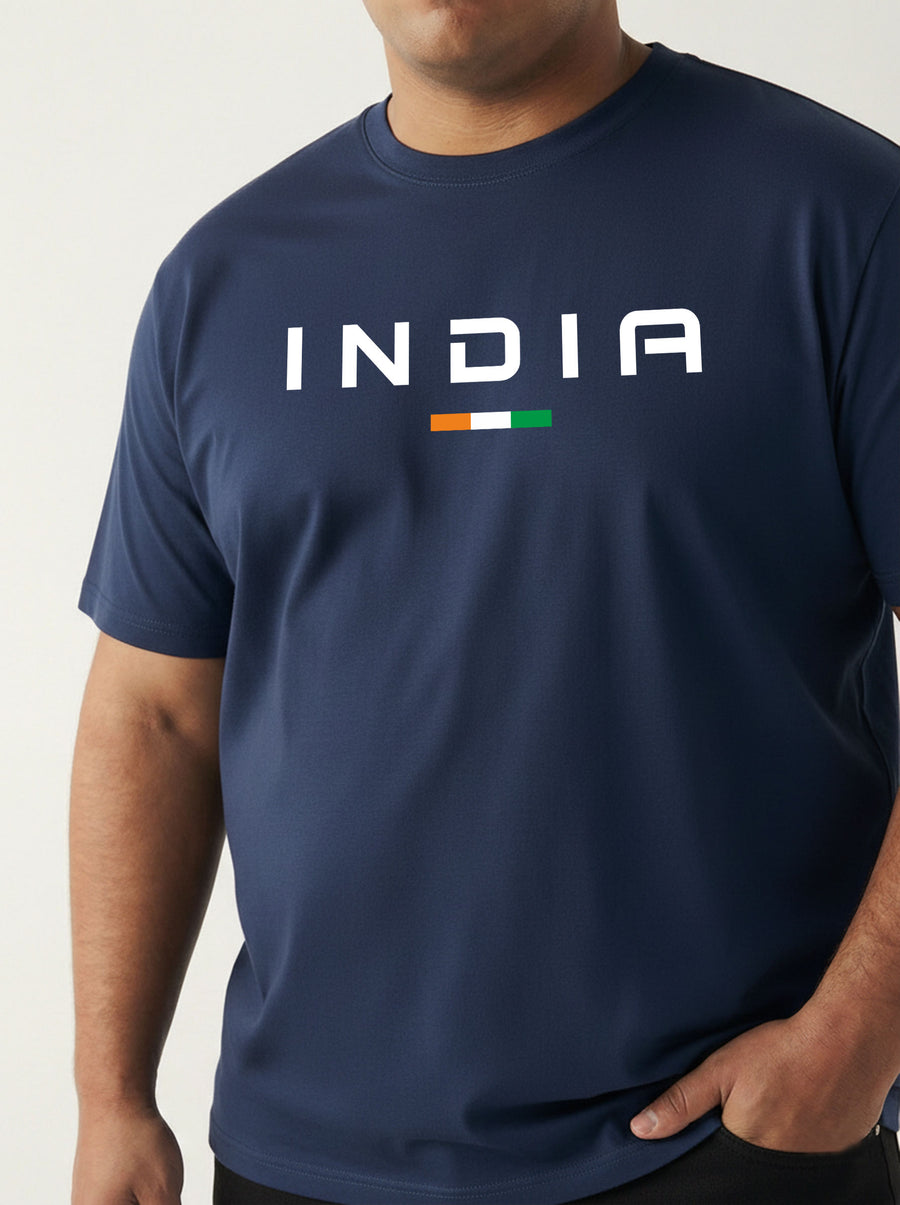 India Plus Size Men T-shirt